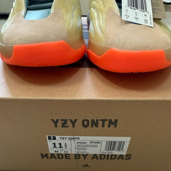Adidas YZY QNTM - Beige and Bright Orange main image 6